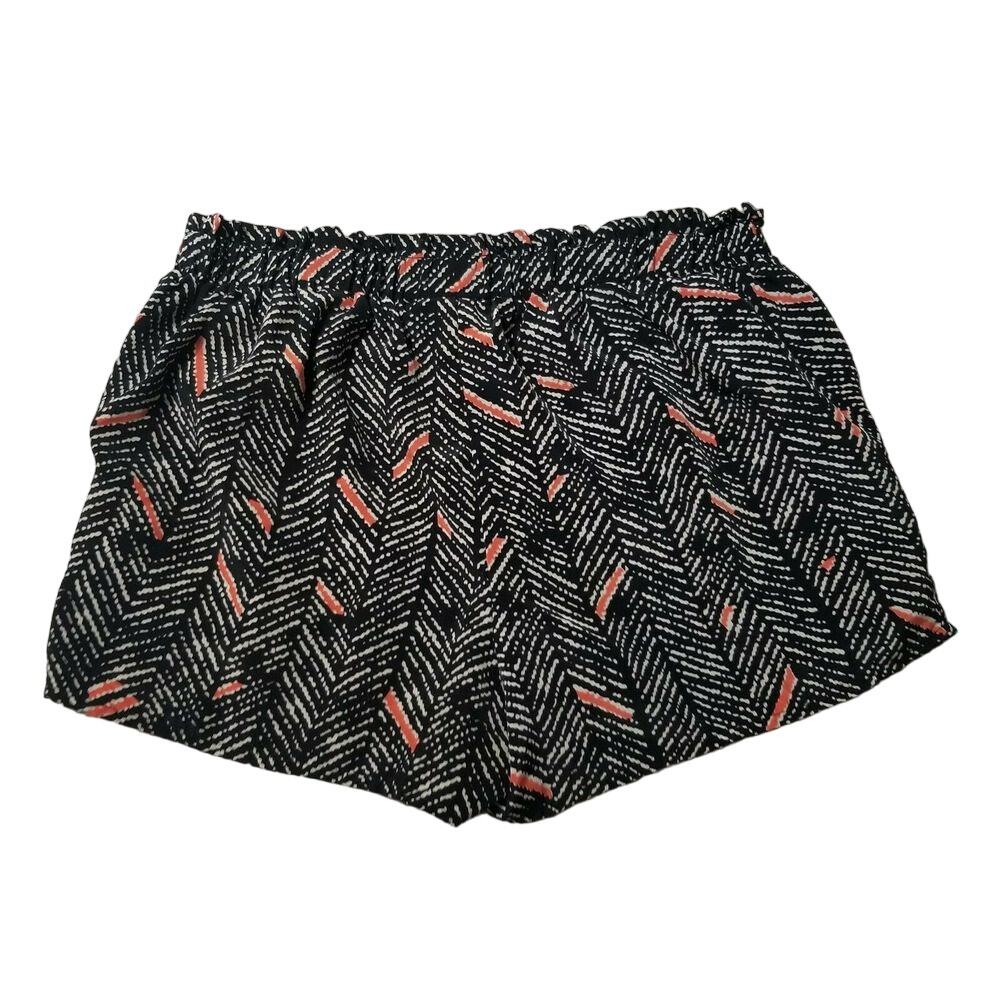 Women's Full Tilt Shorts Size Small S Black Orange Cream